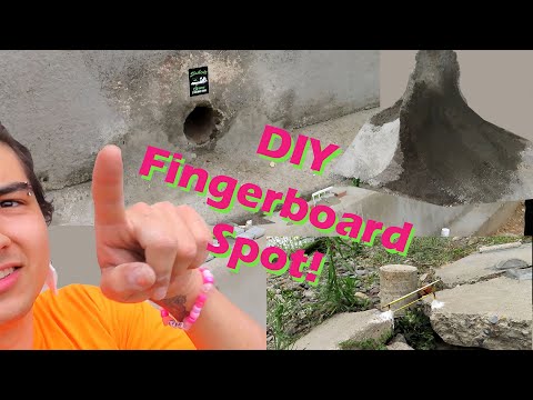 DIY Fingerboard Spot Build in Santa Ana, CA #fingerboard #fingerboarding #techdeck