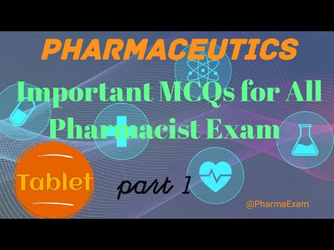 TABLET Imp MCQs for all pharmacist exam 2023#pharmacistexamprepration #mppeb  #tnmrb #aiims #hssc