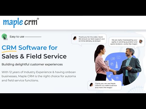 Maple CRM Highlights