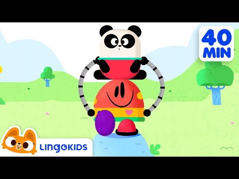 Head Shoulders Knees and Toes 🎶 + More Fun Songs for Kids | Lingokids