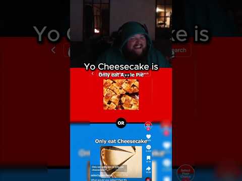 CaseOh Goes Crazy Over Cheesecake 😭 #caseoh #meme