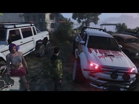 GTA Online - Killer Clowns Offroad Car and Bike Meet and Roam