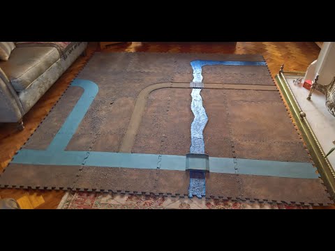 Making a Modular Wargaming Board From EVA Foam Floor Tiles