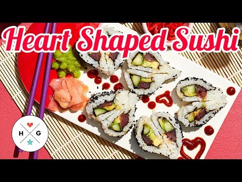 Heart Shaped Sushi | HG Food | HelloGiggles