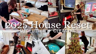 2025 Whole House Declutter + Clean With Me / Cleaning Motivation New Year House Reset