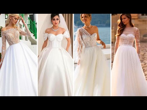 100+ Stunning and Stylish Wedding Dresses for 2024: A-line, Mermaid, Ball gowns, Long Sleeve.