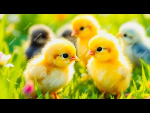 Chote Chote Pyare Pyare Colorful Chicks, Rainbow Chicks, Beautiful Chicks, Adorable Chicks