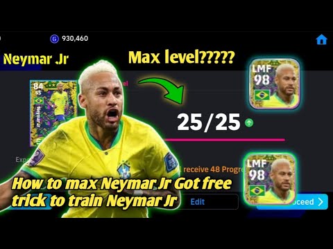 How to max Neymar Jr Got Free player in efootball 2024 mobile | how max Neymar Jr