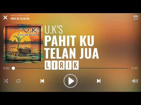 U.k's - Pahit Ku Telan Jua [Lirik]