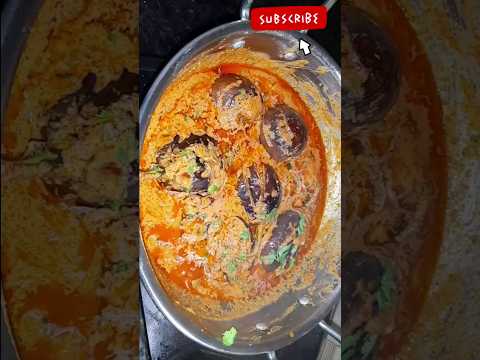 Andhra Special 🍆 GUTHI VANKAYA CURRY #shorts #viral #youtubeshorts