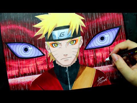 Speed Drawing - NARUTO SENNIN MODE