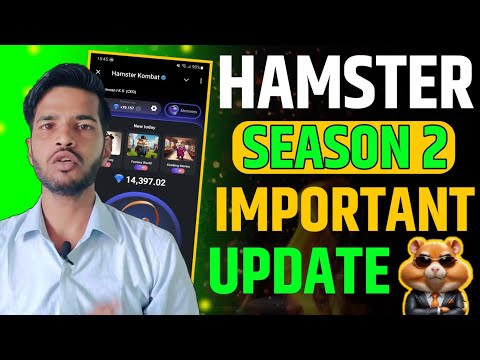 HAMSTER KOMBAT SEASON 2 IMPORTANT UPDATE | HAMSTER KOMBAT S2 IMPORTANT TASK | HAMSTER NEWS TODAY