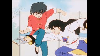 「RANMA ½」/ らんま1/2 :  変態老人、らんまvsムースの戦い