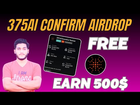 375ai Airdrop Full Details || 375ai Airdrop Claim || 375ai Testnet Airdrop || 375go App