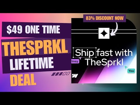 💫💥💫 TheSprkl Lifetime Deal | Transform Your Web Design Game | $49 Lifetime Deal | 83% Now