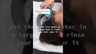 How To Apply Rice Water!! Silky Smooth Hair At Home