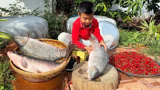 Delicious River fishes cooking with country style - Yummy fish recipes - Chef Seyhak