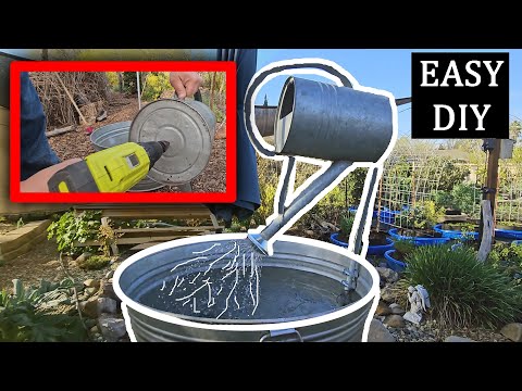 DIY Watering Can Fountain | The Perfect Water Feature For Any Garden