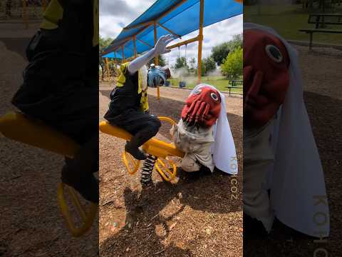 YO WE LOOK CRAZYYYY 😭🛝 #jjk #jujutsukaisen #jogo #kenjaku #dagon #cosplay #hanami #playground #geto