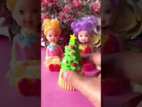 DIY How to make Christmas tree 🌲 with Polymer clay #shorts #polymerclaydoll#christmas #merry