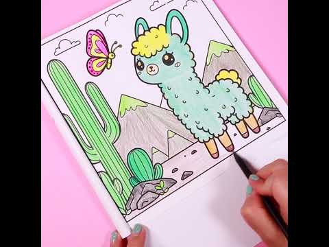 Cute Animal Coloring Page by Lily Grace |   Coloring Fun For Kids #coloringforkids  #coloringfun