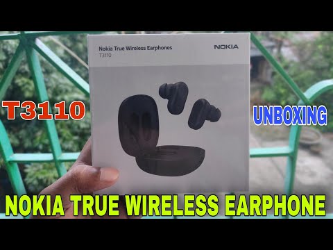 Nokia True Wireless Earphone।। T3110 Unboxing And Quick Look