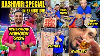 KASHMIR SPECIAL - HYDERABAD NUMAISH EXHIBITION 2025 | KURTIS, HAND BAGS, DRY FRUITS & MUCH MORE!