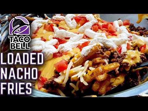 THIS WILL FEED EVERYONE! TACO BELL COPYCAT LOADED NACHO FRIES ON THE GRIDDLE! EASY RECIPE