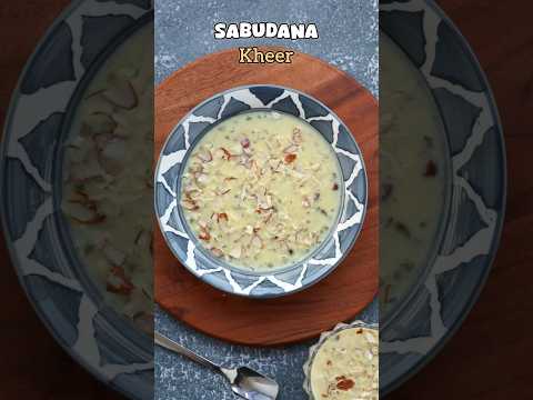 Sabudana Kheer : Navratri special fast recipe 😋 #sabudanarecipe #kheer #asmr #recipe #navratri