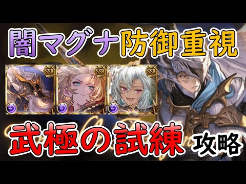 ［グラブル］武極の試練闇マグナで攻略［フェディエル軸・防御重視］