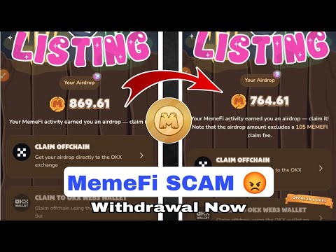 MemeFi Token কেটে নিয়েছে | MemeFi New Update | MemeFi Token Withdrawal