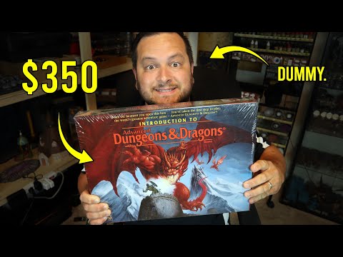 I blew $350 on a sealed D&D 2nd Edition Starter Set......let's open it!