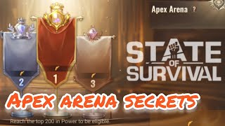 Apex Arena secrets @StateofSurvivalOfficial(english subtitles)