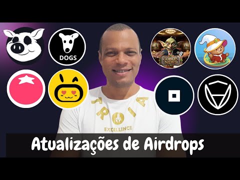 ATUALIZAÇÕES DE AIRDROPS: PIGS, DOGS, GOBLIN MINE, WIZZWOODS, TOMARKET, SIDERICK, NOTPIXEL, CERTIK