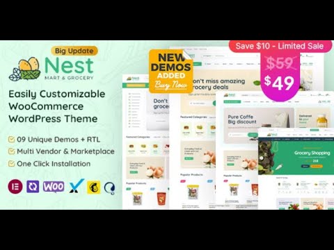 Step-By-Step Guide to Install Nest - Grocery Store WooCommerce WordPress Theme: Step-By-Step Guide