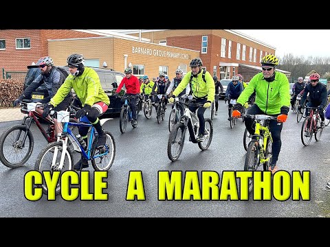 CYCLE A MARATHON FOR ALICE HOUSE HOSPICE, HARTLEPOOL. RAISING OVER £6400.