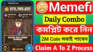 memefi new update🥰memefi new secret combo । memefi combo today । memefi telegram bot🔥Memefi Airdrop