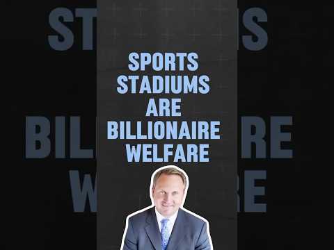 Ever wonder why billionaires get public funding for stadiums?#stadiumwelfare #taxpayerdollars