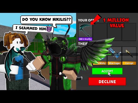 Trolling with the NIKS SCYTHE in Murder Mystery 2.. (1 Million Value)