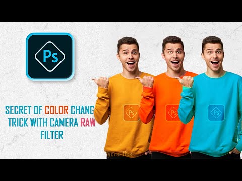 MASTER THE SKILLS OF COLOR CHANGE AND BE SUCCESSFUL | PHOTOSHOP CC | CAMERA RAW FILTER