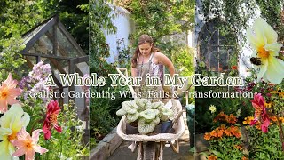 A Whole Year in My Cottage Garden: Highs, Lows, and Transformations 🌿