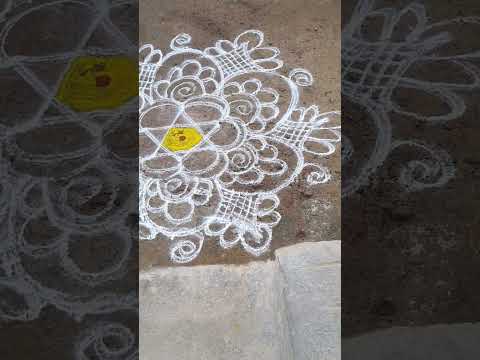 Rangoli kolam/Friday kolam #rangolikolam#fridaykolam