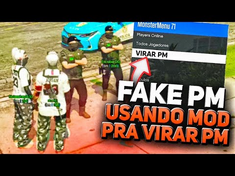 FAKE POLÍCIA com mod Menu