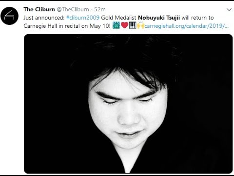 Nobuyuki Tsujii returns to Carnegie Hall May 10 2019.