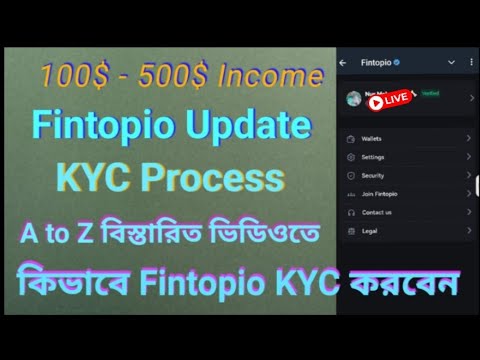 Fintopio KYC Process Full tutorial - Fintopio Update News - Don't miss mining - fintopio KYC