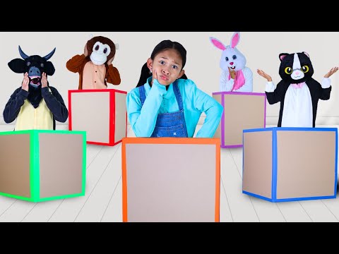 Ellie and Andrea Mystery Boxes: Wild Animal Surprise!