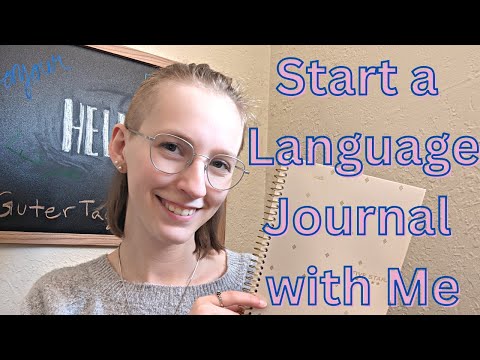 Start A Language Journal With Me | For Beginning A New Language