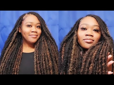 DIY Distress locs / crochet locs / vacation hairstyle/birthday hairstyle 🎉🙌🏾