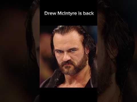 Drew McIntyre returns #wwe #drewmcintyre #wweraw #shorts