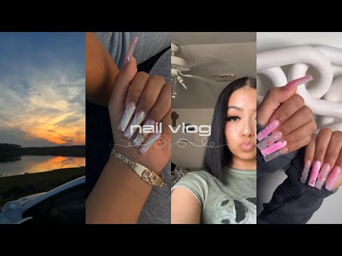 nail vlog: come get my nails done w/us